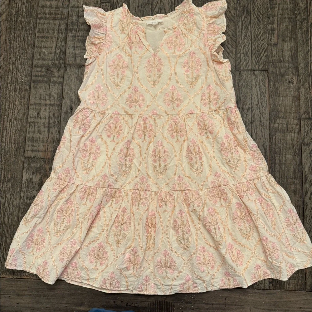 A Loves A Girls’ Tiered Ruffle Sleeve Dress
